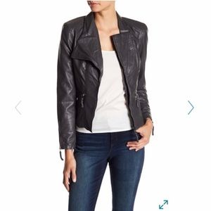 Blank NYC black faux leather jacket